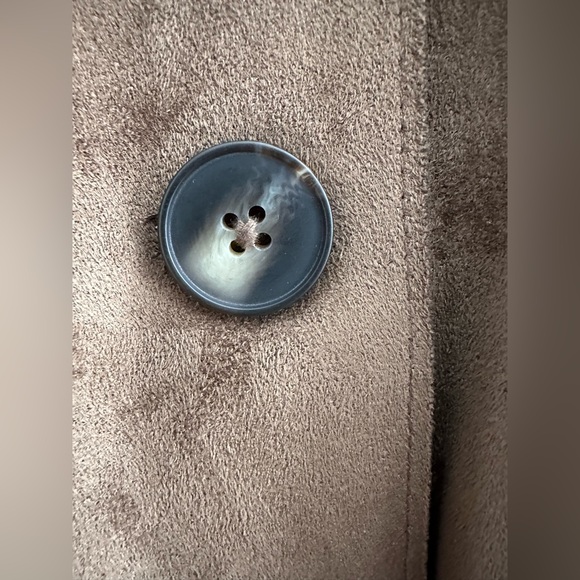 Zara Brown Vegan Suede Women's Jacket - Picture 5 of 11